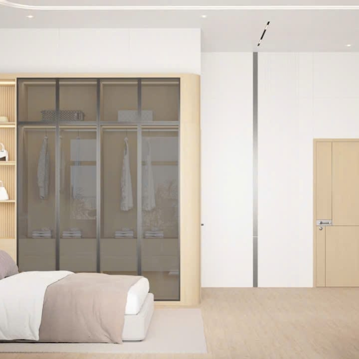 Thiết Kế Combo Giường + Tủ Quần Áo + Bàn Trang Điểm