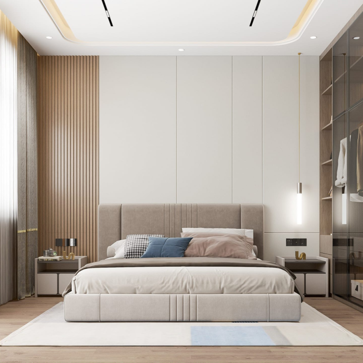 Thiết Kế Combo Giường + Tủ Quần Áo + Bàn Trang Điểm