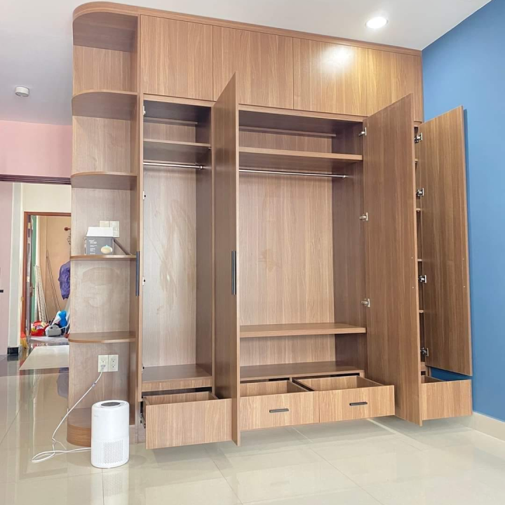 Tủ Quần Áo Kết Hợp Các Ngăn Để Đồ Cao Cấp