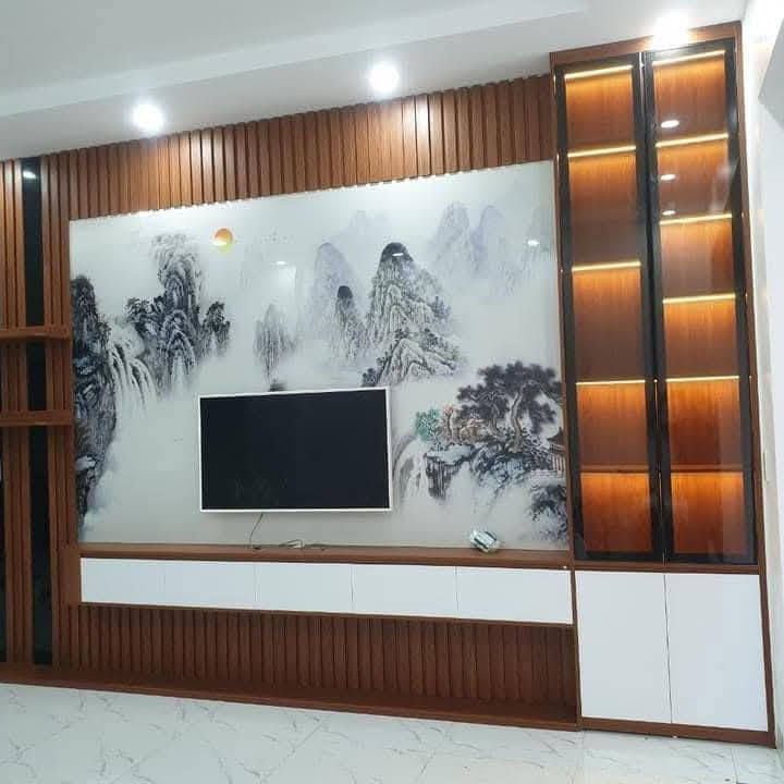 Kệ Tivi Treo Tường Combo Kết Hợp Tủ Bên Cạnh