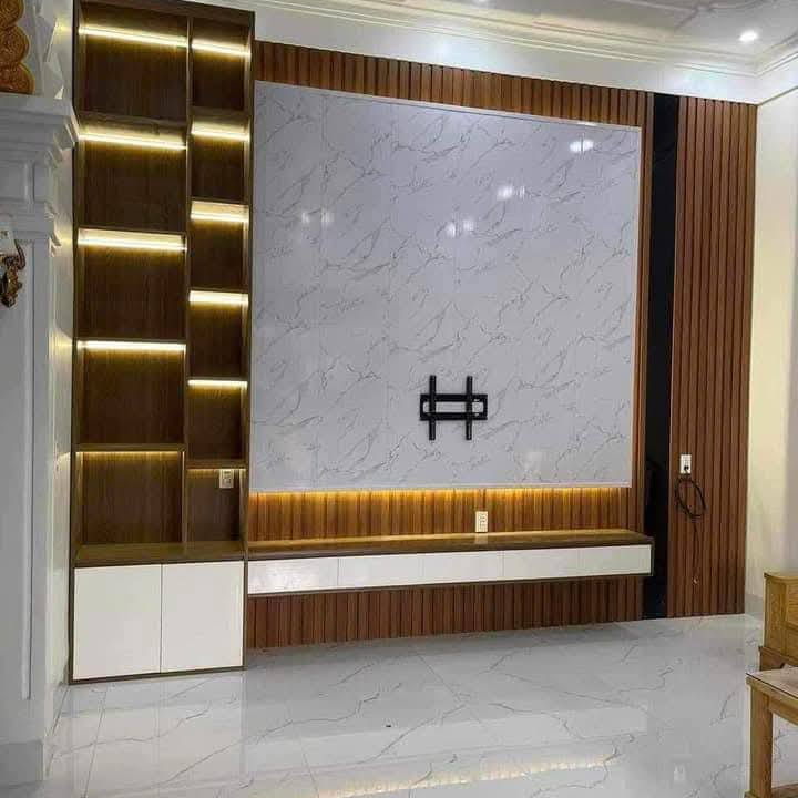 Kệ Tivi Treo Tường Combo Kết Hợp Tủ Bên Cạnh