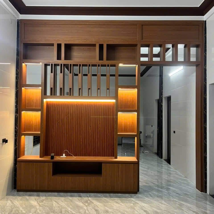 Kệ Tivi Treo Tường Combo Kết Hợp Tủ Bên Cạnh