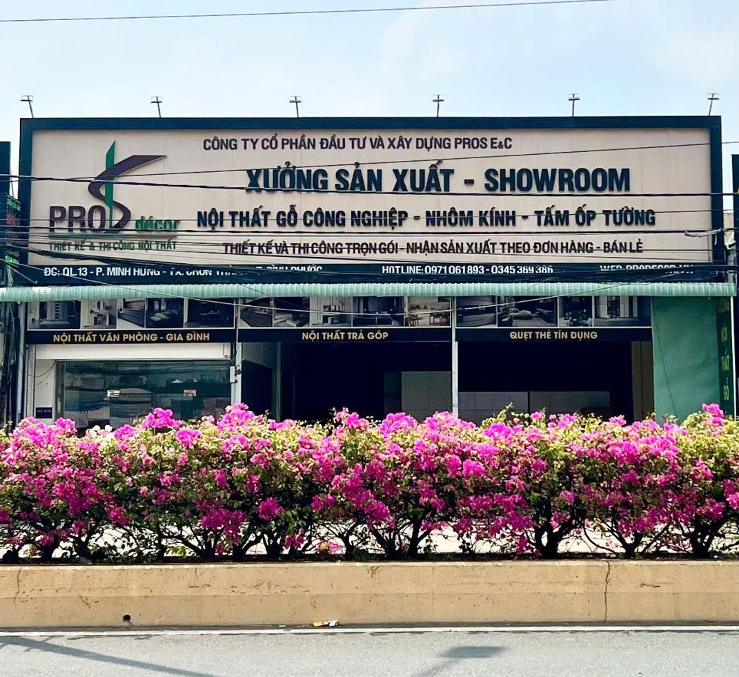 PROSDECOR tự hào là đơn vị Thiết Kế, Sản Xuất, & Thi Công Nội Thất chuyên nghiệp.