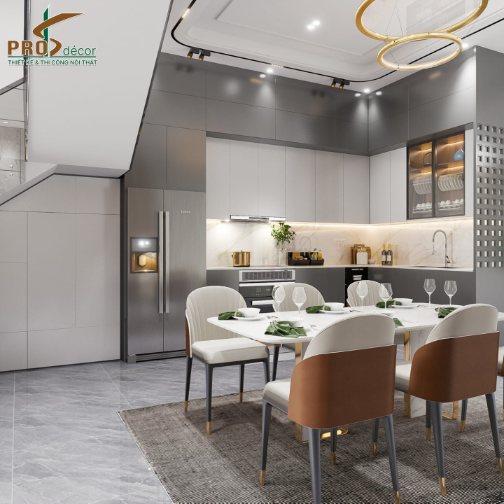 Thiết Kế Tủ Bếp Hiện Đại Sang Trọng