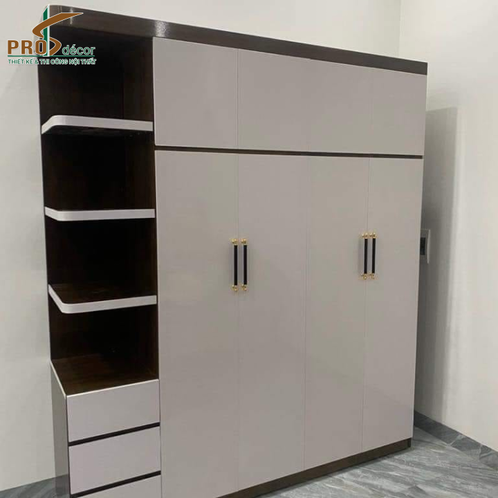 Tủ Quần Áo Kết Hợp Các Ngăn Để Đồ Cao Cấp