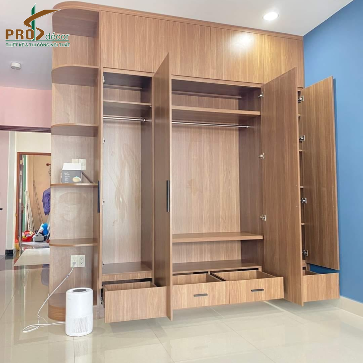 Tủ Quần Áo Kết Hợp Các Ngăn Để Đồ Cao Cấp