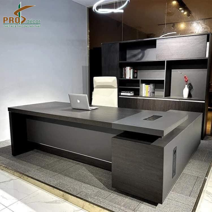 Bàn Làm Việc Kết Hợp Kệ Sách Thiết Kế Độc Đáo Sang Trọng