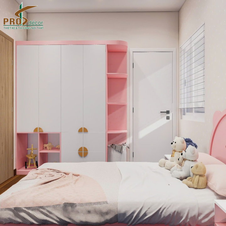 Thiết Kế Combo Giường + Tủ Quần Áo + Kệ Tivi Tạo Không Gian Hiện Đại