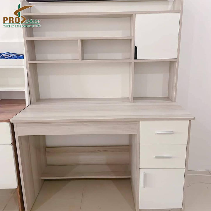 Bàn Học Liền Kệ Sách Thông Minh