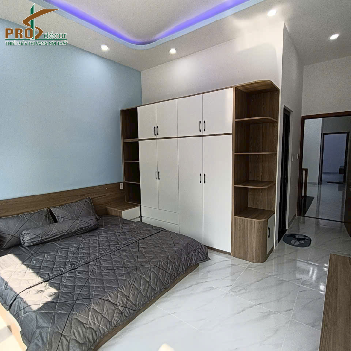 Combo Giường Ngủ + Tủ Quần Áo Sang Trọng