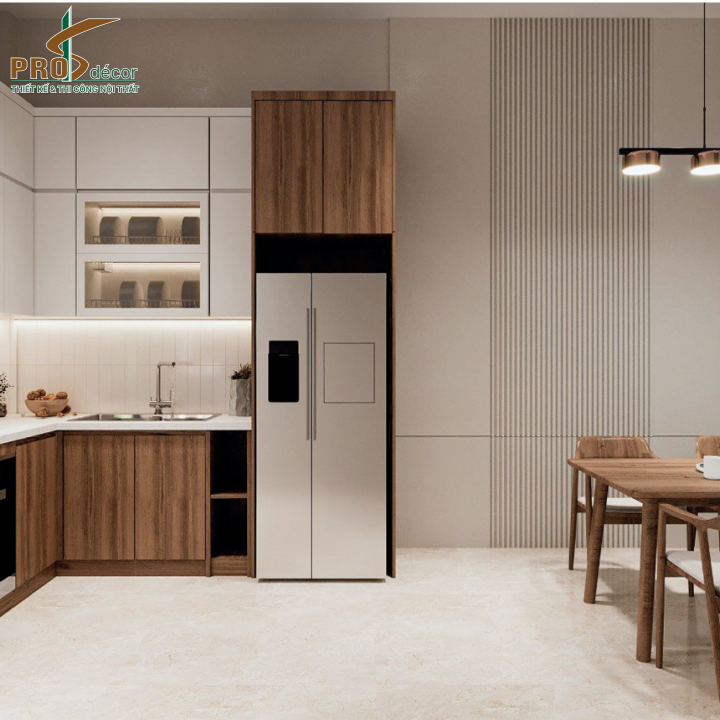 Nội Thất Tủ Bếp Tân Cổ Điển Hiện Đại Sang Trọng