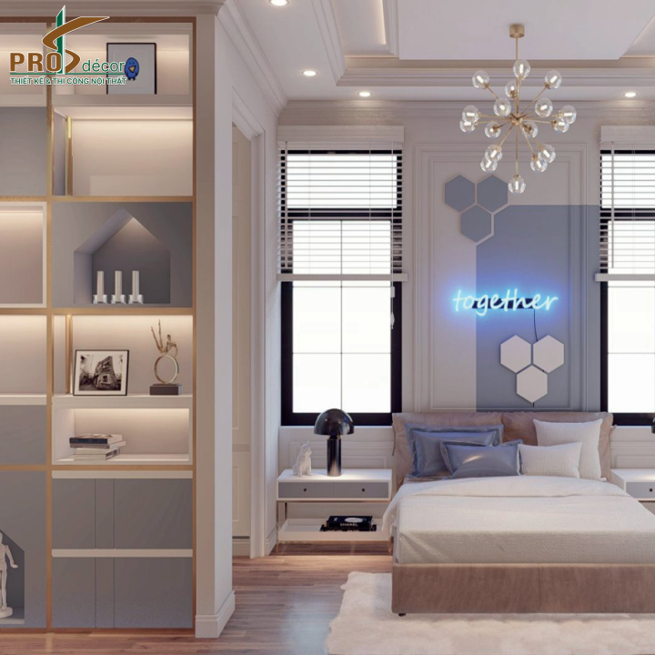 Combo Full Phòng Ngủ: Giường + Tủ Quần Áo + Kệ Sách + Bàn Đèn