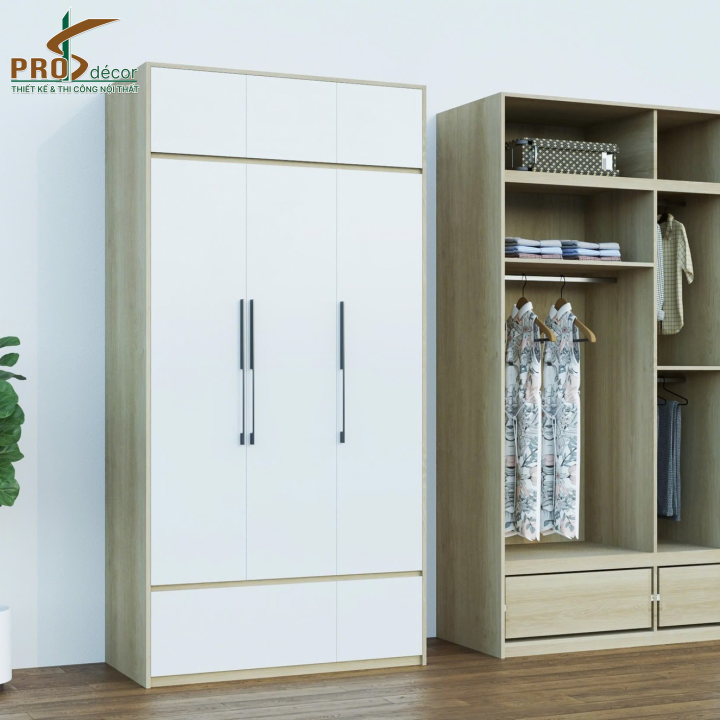 Tủ Quần Áo Cánh Kính Hiện Đại
